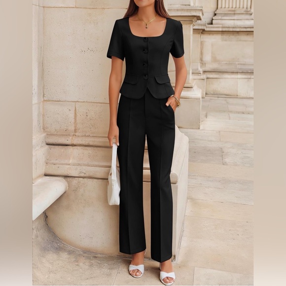 ZESICA Pants - ZESICA Brand Women's Summer Two Piece Suit Set, women’s size medium